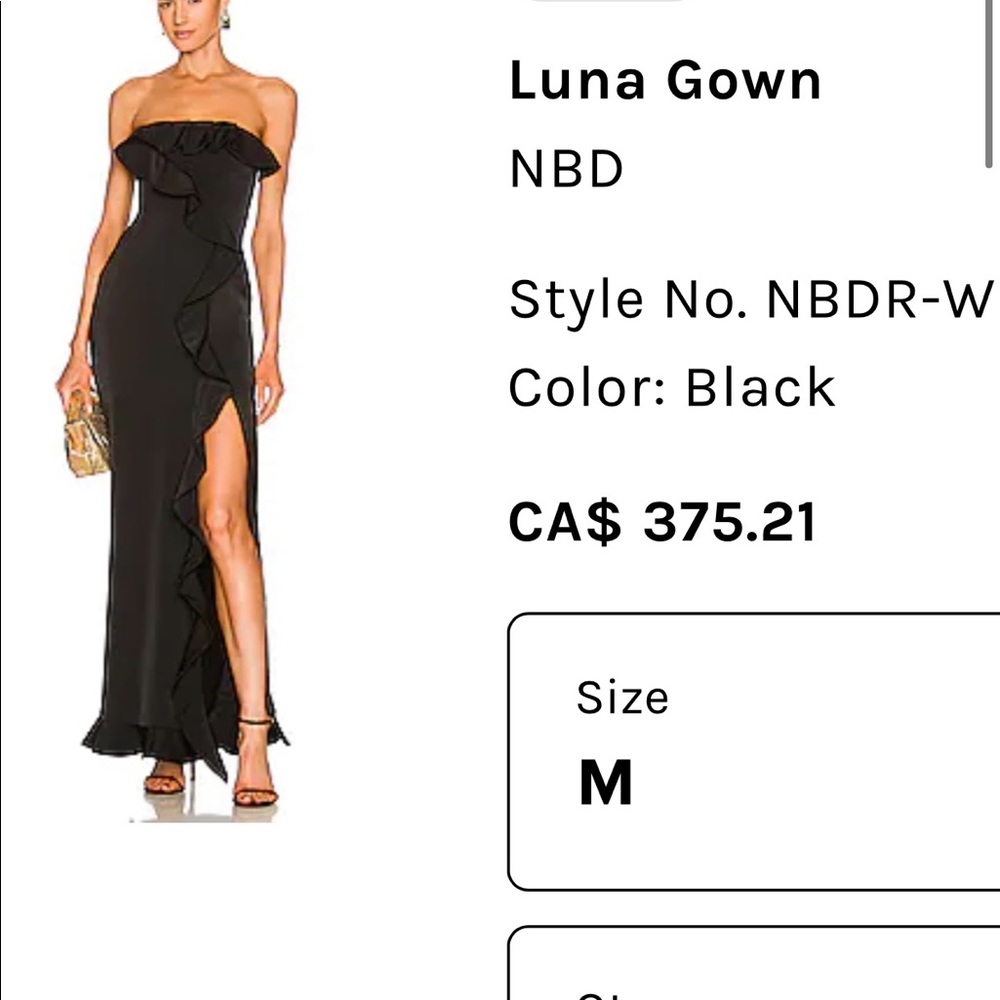 Black zip strapless